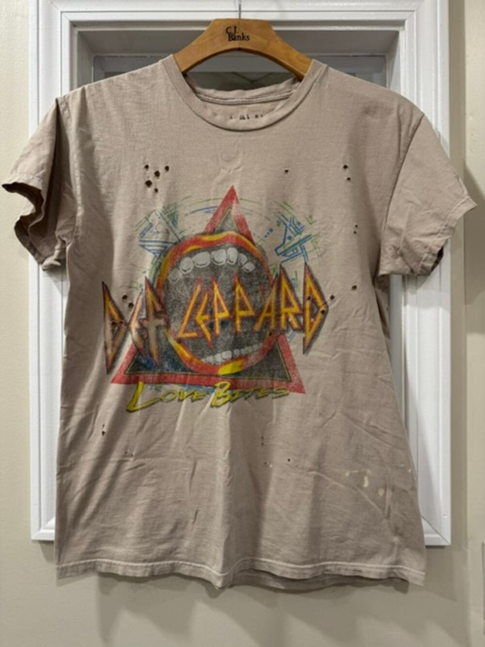 Def Leppard Distressed Tshirt
